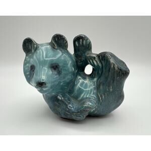 Beswick Blue Panda Bear Cub Figurine 4” James Haywood Vintage 1940s England